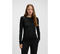 BOSS Crew-neck sweater in superfine merino wool - Style Ferpina, 50544987 Black M