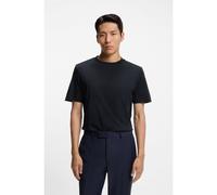 BOSS Crew-neck T-shirt in mercerised Supima cotton - Style L-Tesar 14, 50509277 Dark Blue XL
