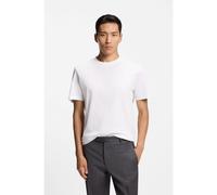 BOSS Crew-neck T-shirt in mercerised Supima cotton - Style L-Tesar 14, 50509277 White M