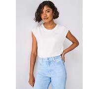 BOSS Crew Neck T-Shirt, White, Size Xl, Women White
