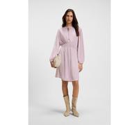 BOSS Crinkle-satin mini dress with gathered details - Style C_DECLY, 50544038 Light Purple 10