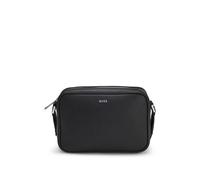 BOSS Crossbody bag with silver-tone logo lettering - Style Northon_EW, 50567405 Black pcs.