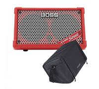 Boss Cube Street 2 Battery Powered Amp Red with Carrying Case