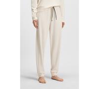 BOSS Cuffed tracksuit bottoms with signature-stripe cords - Style CP Stripe_Pants Cuff, 50524759 Natural S