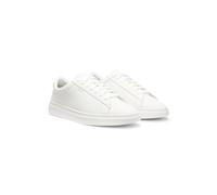 BOSS Cupsole trainers in leather with signature-stripe stitching - Style Kieran_Tenn_allt, 50552853 White 9