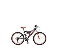 Boss Venom 26" Wheel Mountain Bike Black or Red 21 Speed V Brakes Bicycle Cycle