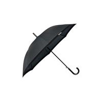 BOSS Dark-grey herringbone city umbrella with faux-leather handle - Style Umbrella Chevron Dark Grey, 58837104 Dark Grey pcs.