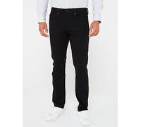 BOSS Mens Delaware BO Stay-Black Slim-fit Jeans in Comfort-Stretch Denim