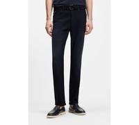 BOSS Delaware slim-fit jeans in blue knitted denim - Style P-Delaware, 50555207 Dark Blue 36/30