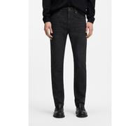 BOSS Delaware slim-fit jeans in grey wrinkle-resistant denim - Style P-Delaware, 50555219 Black 32/34