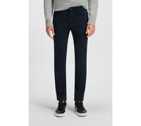 BOSS Delaware Slim-fit trousers in brushed satin - Style P-Delaware5, 50524431 Dark Blue 36/32