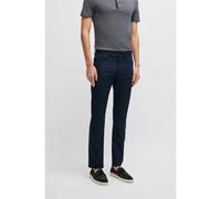 BOSS Delaware slim-fit trousers in stretch satin - Style P-Delaware5, 50540048 Dark Blue 42/34
