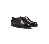 BOSS Derby shoes in burnished leather - Style Rill_Derb_buptpi, 50549696 Dark Brown 9.5