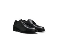 BOSS Derby shoes in grained leather with cap toe - Style Tayil_Derb_grct, 50573315 Black 6