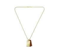 Boss Devon Dog Tag Gold Necklace - 61cm