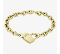 BOSS Jewelry Women's DINYA Collection Chain Bracelet in Yellow Gold with a Heart Charm - 1580419