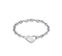 BOSS Jewelry Women's DINYA Collection Chain Bracelet in Stainless Steel with a Heart Charm - 1580418