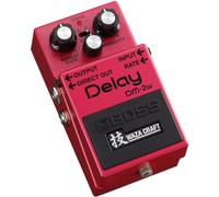 Boss DM-2W Analog Delay Guitar Effects Pedal Waza Craft Red Compact Body NEW
