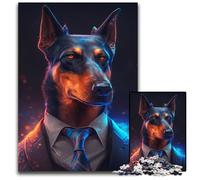 Boss Doberman Puzzles for 1000 Piece Jigsaw Puzzles Brain Challenge Gift, Educational Activity for Teenagers 50x75CM/19.68x29.52inch