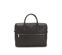 BOSS Document case with all-over embossed pattern - Style Daxter_W_Doc case, 50563724 Dark Brown pcs.