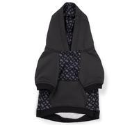 BOSS Dog hoodie with monogram pattern - Style Dog Mixed Media Hoodie, B4FDAH006 Black S