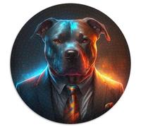 Boss Dog Jigsaw Puzzles for Adults 1000 Piece Cardboard Jigsaw Puzzles Perfect Home Or Office Decor, Ideal 67.5x67.5cm