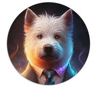Boss Dog Jigsaw Puzzles for Adults 1000 Piece Difficult Puzzles for Adults Gift DIY Fun Suitable for Home Living Room Office Decoration 1000pcs (67.5x67.5cm)