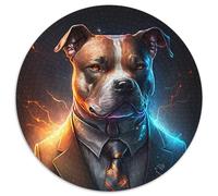 Boss Dog Jigsaw Puzzles for Adults, 1000 Piece Puzzles for Adults Perfect Home Or Office Decor, Ideal 67.5x67.5cm