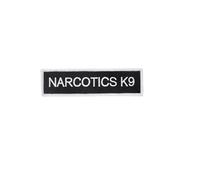 Boss Dog Tactical Hook-Backed Patch for Boss Boss Dog Tactical Harnesses, Narcotics K9, Large