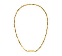 BOSS Gold-tone necklace with braided chain - Style DORAN, HB1580694 Gold tone pcs.