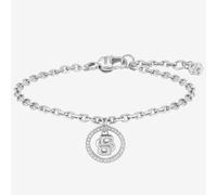 BOSS Double B Divine Silver Tone Bracelet 1580806