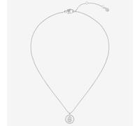 BOSS Double B Divine Silver Tone Pendant Necklace 1580836