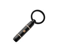BOSS Double B key ring in black-lacquered brass - Style Key ring Rive Varsity Black, 58818631 Black pcs.