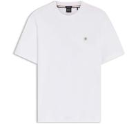 BOSS DOUBLE B MONOGRAM MERCERISED-COTTON T-SHIRT