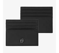 BOSS Double B Saffiano Black Card Holder Wallet HLC526A