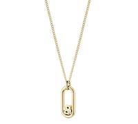 BOSS Double B Women's Gold Tone IP 18+1" Swing Necklace