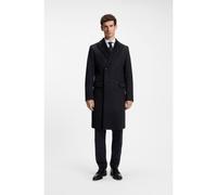 BOSS Double-breasted coat in wool and cashmere - Style H-Hyde-DB-Peak-234, 50502328 Dark Blue 40R