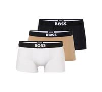 BOSS Dreierpack Boxershorts Aus Stretch-baumwolle Mit Logos Am Bund