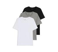 BOSS Dreierpack T-Shirts Aus Baumwolle Mit Logo-Stickerei