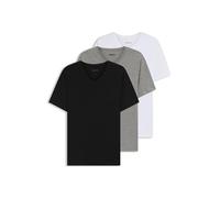 Boss Mens BOSS Bodywear 3 Pack T-Shirts - Soft Breathable Fabric with Logo Detail L Multi