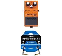 BOSS DS-1 Distortion Pedal bundle with BOSS Bpc-4 Patch cable