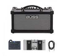 Boss Dual Cube LX Guitar Amplifier Complete Bundle
