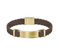 BOSS Dylan Bracelet Leather 1580607M - Man Brown/Gold