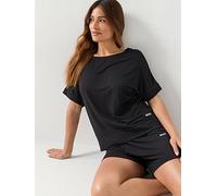BOSS Element Short Set, Black, Size S, Women Black