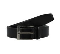 BOSS Grained Italian-leather belt with polished pin buckle - Style Elloy-Gr_Sz35, 50553210 Black 34
