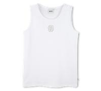 Boss - Embroidered Vest Top - White - Girl - 16 Years