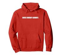 Boss Energy Always Pullover Hoodie, Adult Unisex, Red, XL
