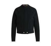 BOSS Equestrian cardigan with concealed closure - Style DARLA KNITWEAR CARDIGAN, B5W1001 Black XL