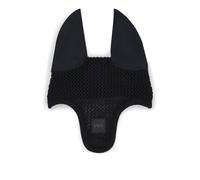 BOSS Equestrian crochet fly veil with logo patch - Style FLY VEIL MONOCHROME, B5H1101 Black