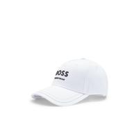 BOSS Equestrian five-panel cap with logo details - Style CLASSIC CAP WHITE, B1U1601 White pcs.